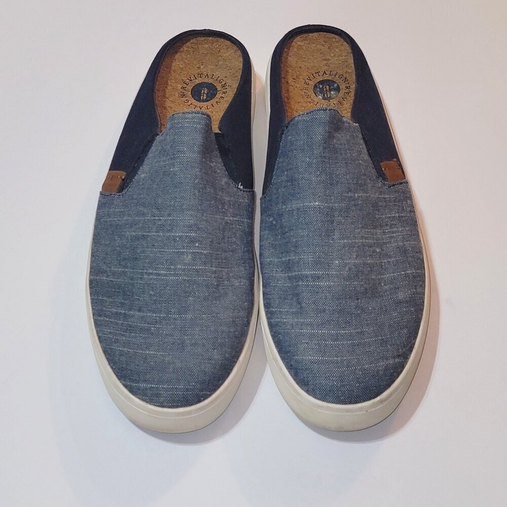 Revitalign Women’s Esplanade Canvas Sneaker Mule – Orthotic Support – Size 12B - Picture 3 of 13